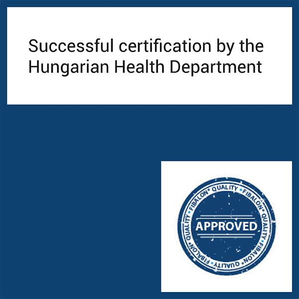 FIBALON successful certified by the Hungarian Health Department